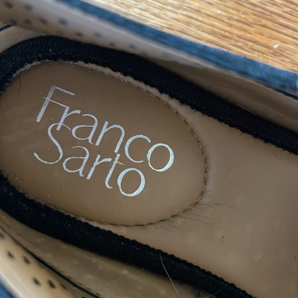 Loafers Suede Black.  Size 9. Franco Sarto - Picture 3 of 7